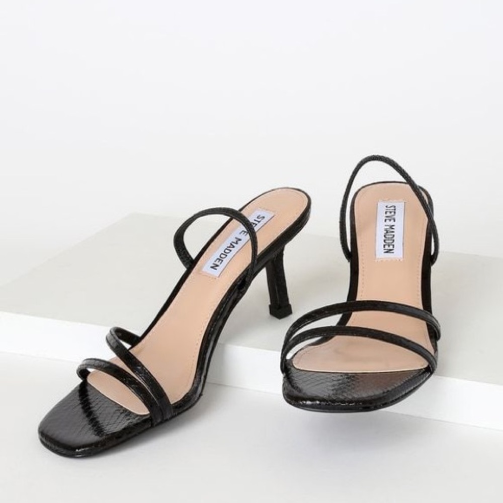 Steve Madden Loft black snake